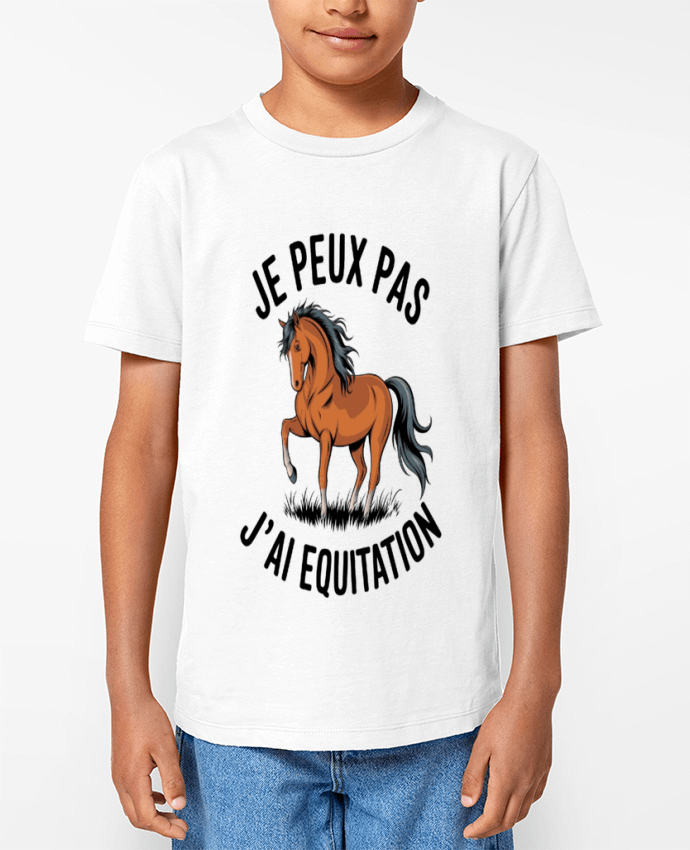 T-shirt Enfant je peux pas j'ai equitation Par bwilfy