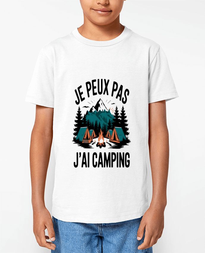 T-shirt Enfant je peux pas j'ai camping Par bwilfy
