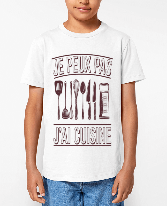 T-shirt Enfant je peux pas j'ai cuisine Par bwilfy