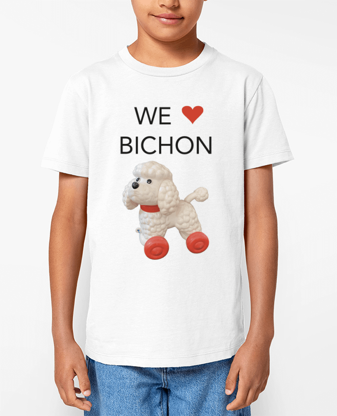 T-shirt Enfant We love Bichon Par Unik&moi