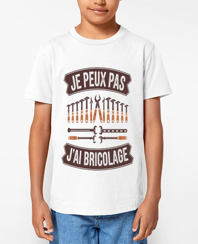 T-shirt Enfant je peux pas j'ai bricolage Par bwilfy