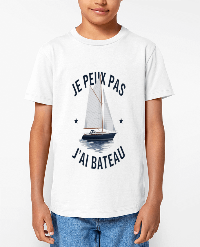 T-shirt Enfant je peux pas j'ai bateau Par bwilfy
