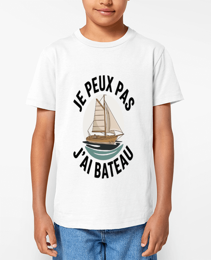 T-shirt Enfant je peux pas j'ai un bateau Par bwilfy