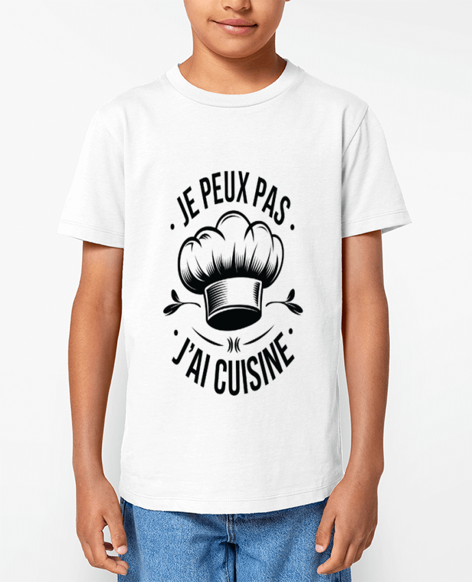 T-shirt Enfant je peux pas j'ai cuisine Par bwilfy