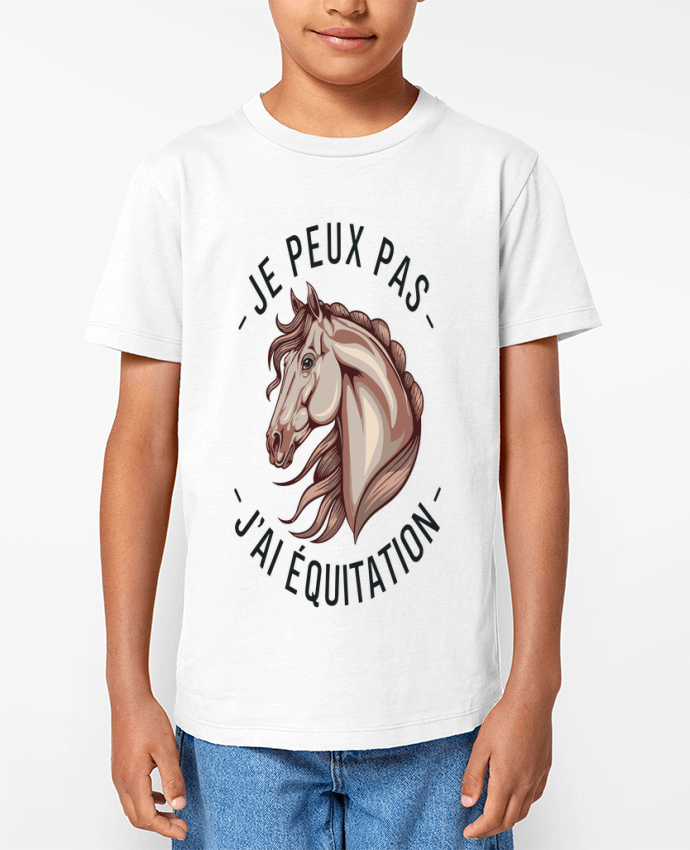 T-shirt Enfant je peux pas j'ai équitation Par bwilfy