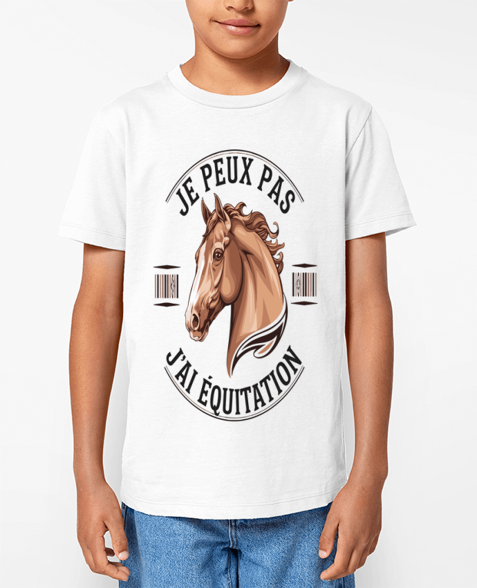 T-shirt Enfant je peux pas j'ai equitation Par bwilfy