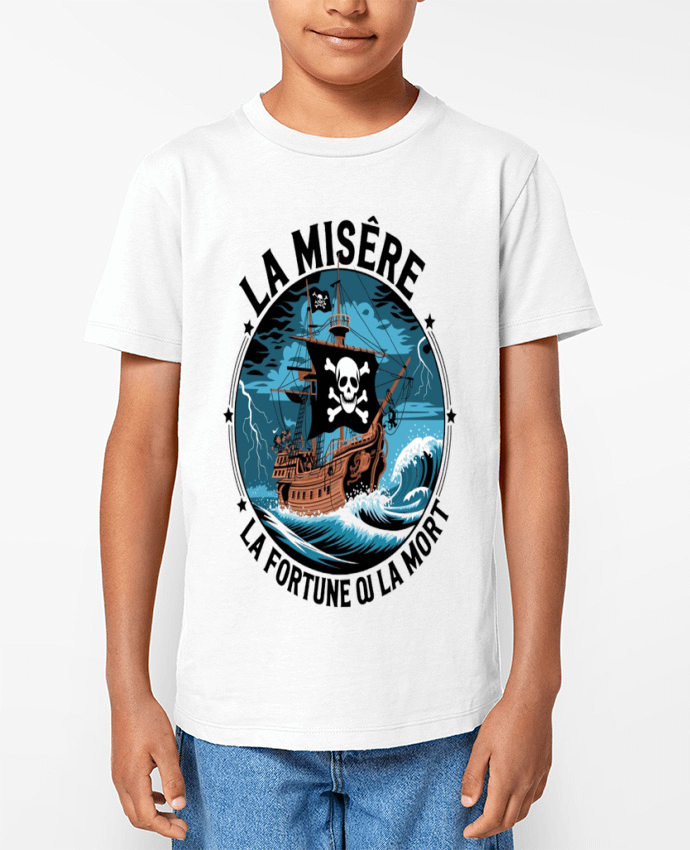 T-shirt Enfant la misère la fortune ou la mort Par bwilfy