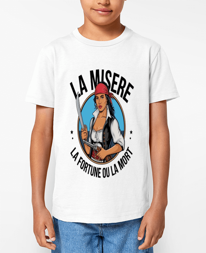T-shirt Enfant la misere la fortune ou la mort Par bwilfy