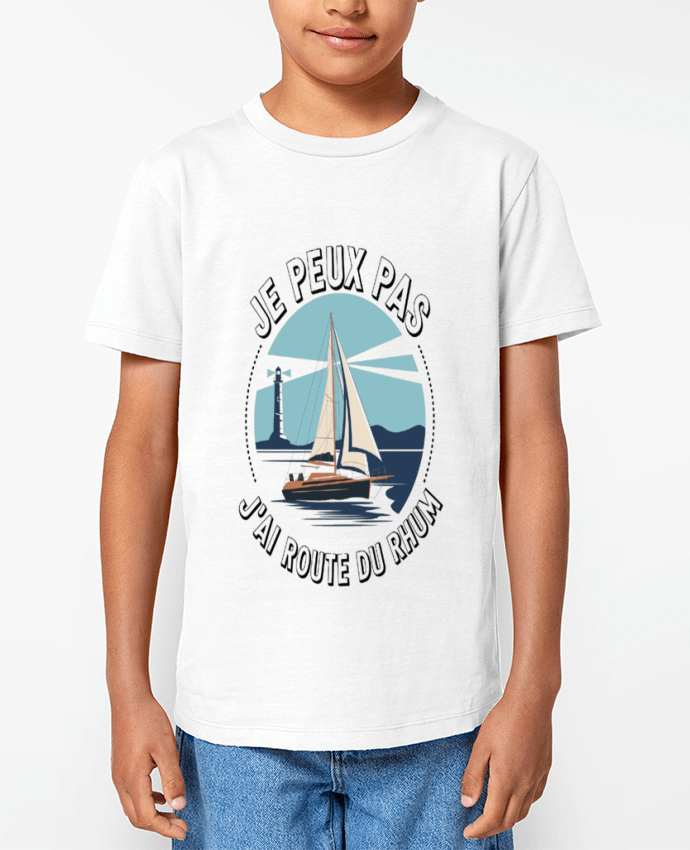 T-shirt Enfant je peux pas j'ai route du rhum Par bwilfy