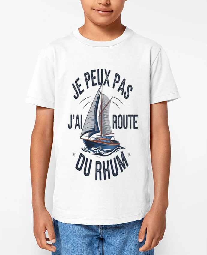 T-shirt Enfant je peux pas j'ai route du rhum Par bwilfy