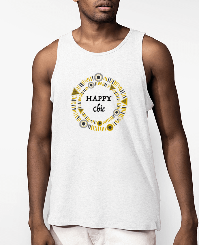 Débardeur Homme Bio Happy Chic Par LF Design