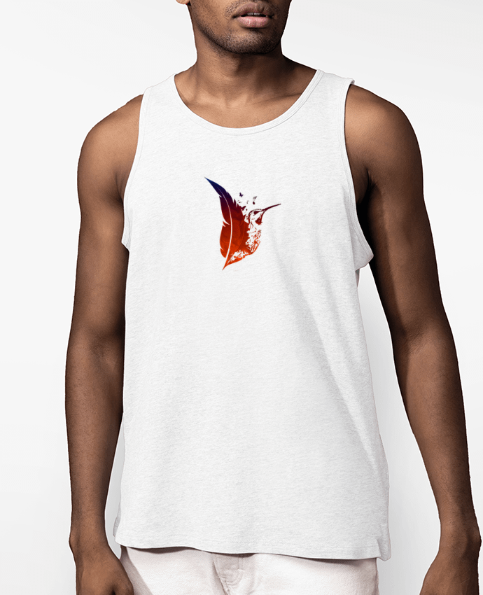 Débardeur Homme plume colibri Par Studiolupi