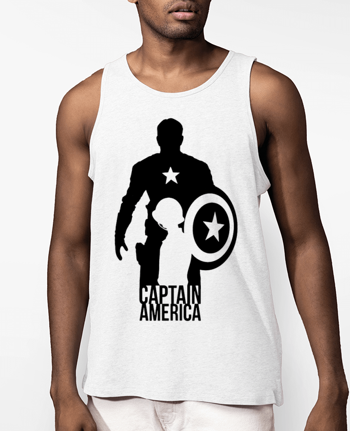 Débardeur Homme Captain america Par Kazeshini