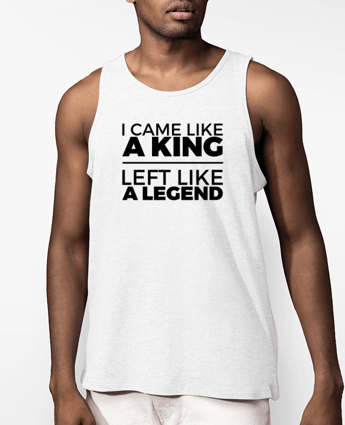 Débardeur Homme I came like a king II Par tunetoo
