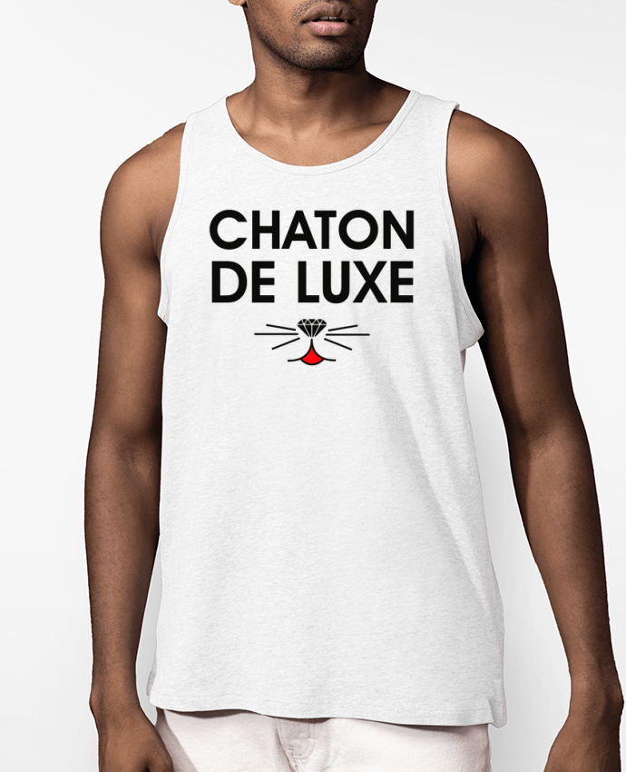 Débardeur Homme Bio Chaton de luxe Par tunetoo
