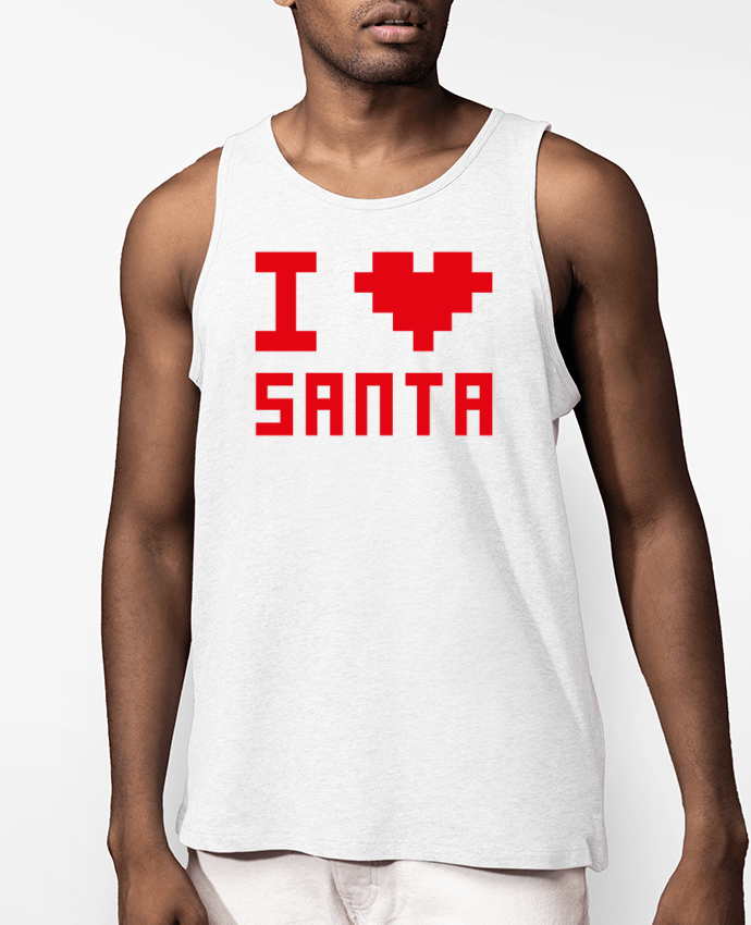 Débardeur Homme I LOVE SANTA Par tunetoo