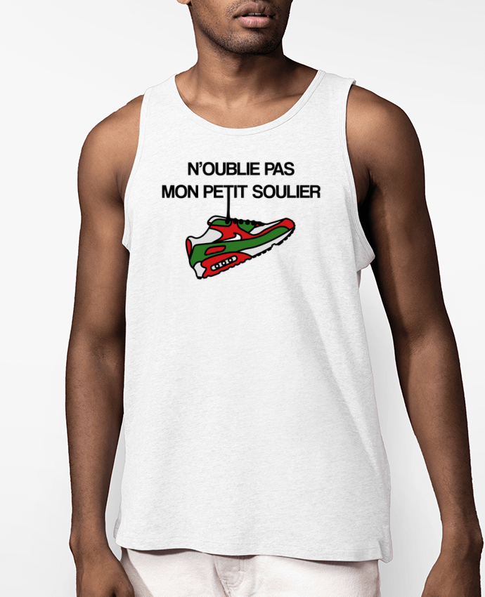 Débardeur Homme Bio N'oublie pas mon petit soulier Par tunetoo
