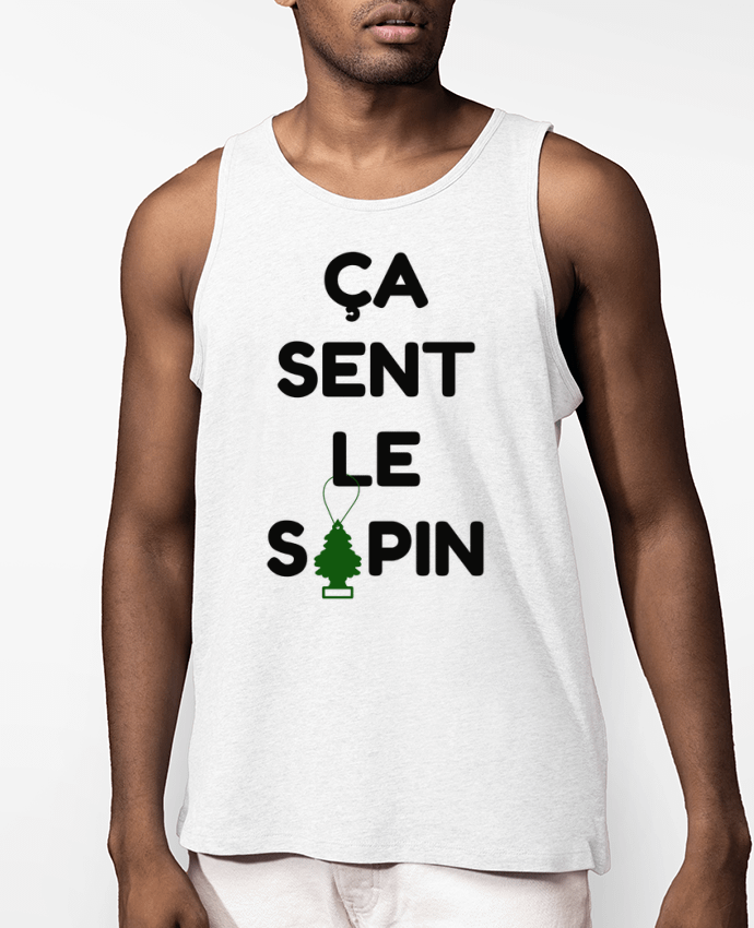 Débardeur Homme ÇA SENT LE SAPIN Par tunetoo