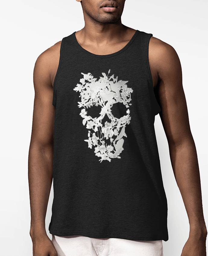 Débardeur Homme Simple Skull Par ali_gulec