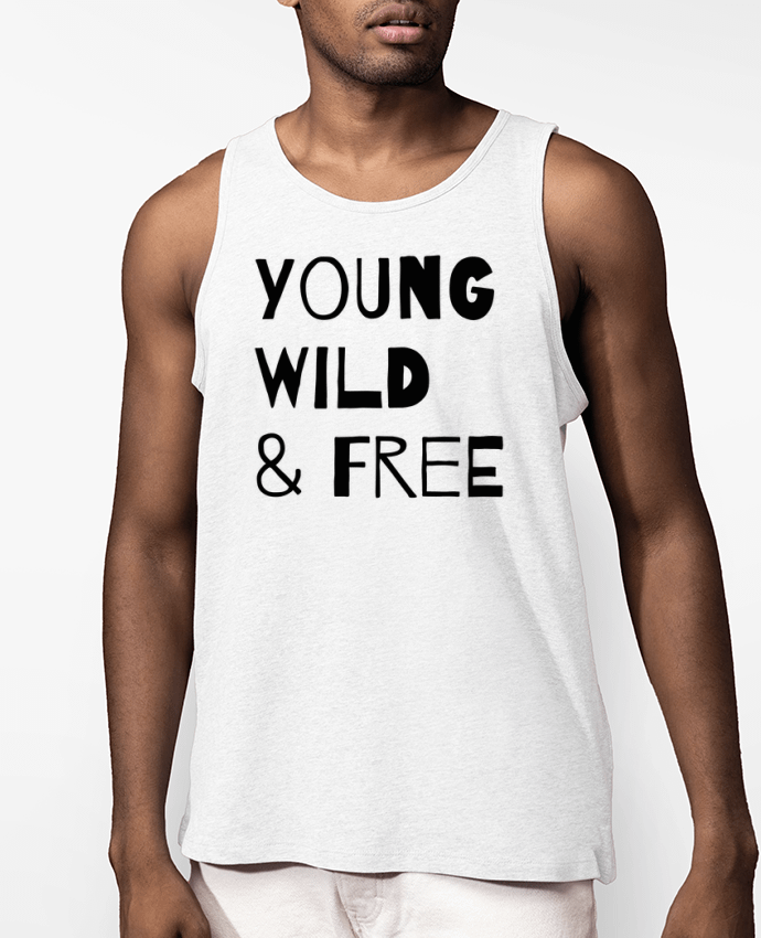 Débardeur Homme YOUNG, WILD, FREE Par tunetoo
