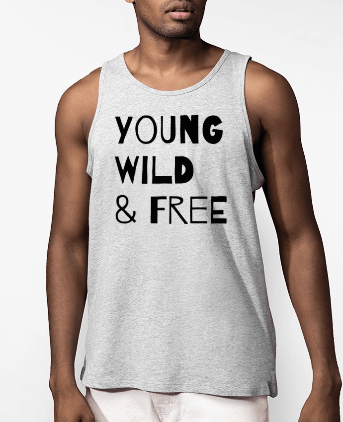 Débardeur Homme YOUNG, WILD, FREE Par tunetoo