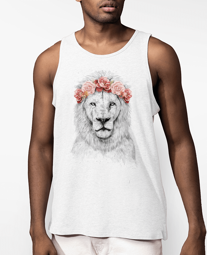 Débardeur Homme Bio Festival Lion Par Balàzs Solti