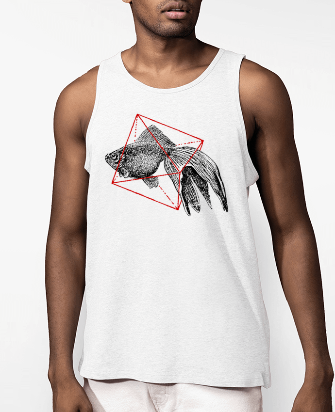 Débardeur Homme Fish in geometrics II Par Florent Bodart