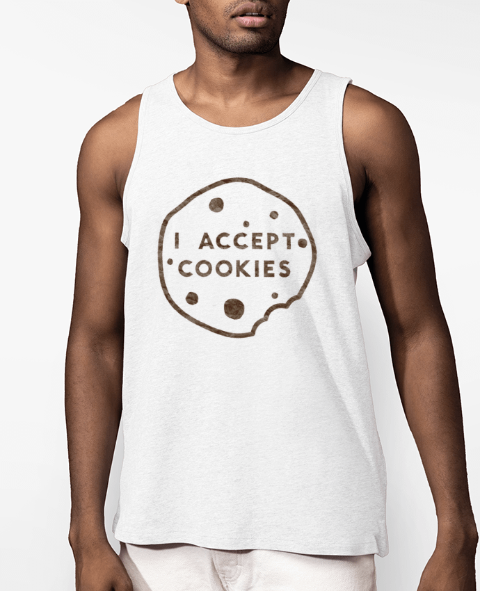 Débardeur Homme I accept cookies Par Florent Bodart
