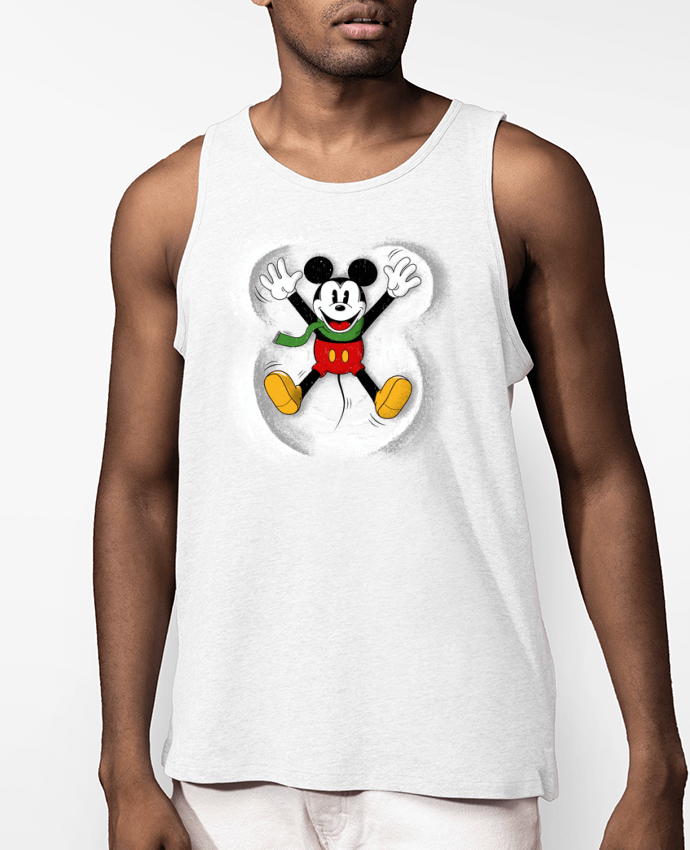 Débardeur Homme Mickey in snow Par Florent Bodart