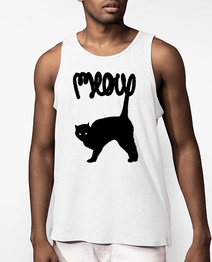 Débardeur Homme Meow Par Florent Bodart