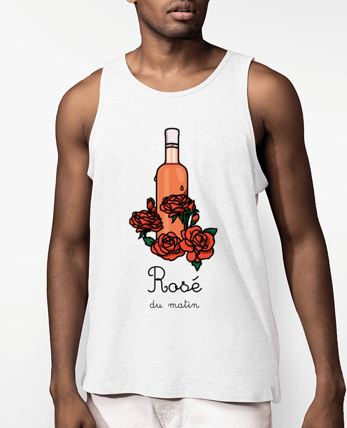 Débardeur Homme Rosé du matin Par tattooanshort