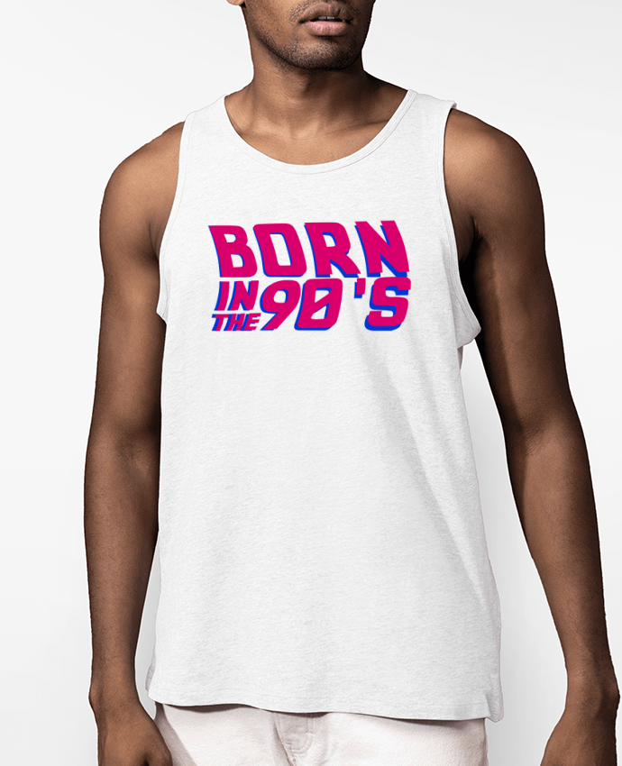 Débardeur Homme Bio Born in the 90's Par tunetoo