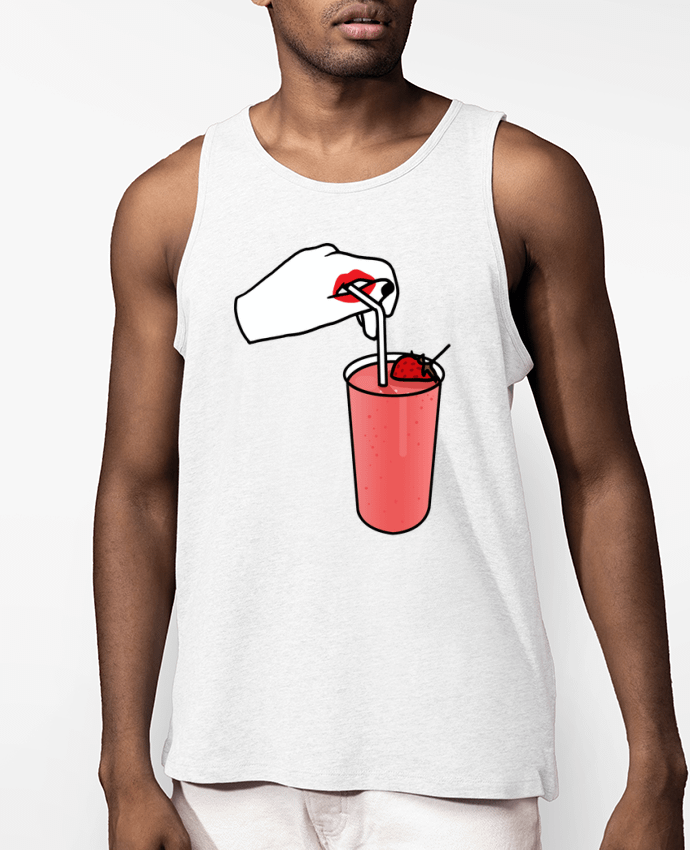 Débardeur Homme Bio Milk shake Par tattooanshort