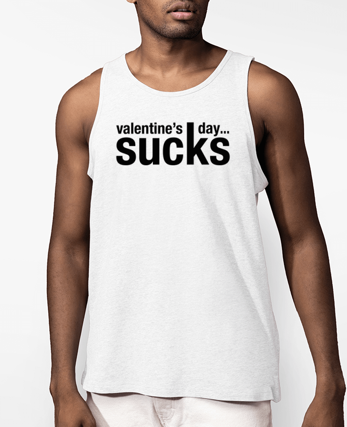 Débardeur Homme Valentine's day sucks Par tunetoo