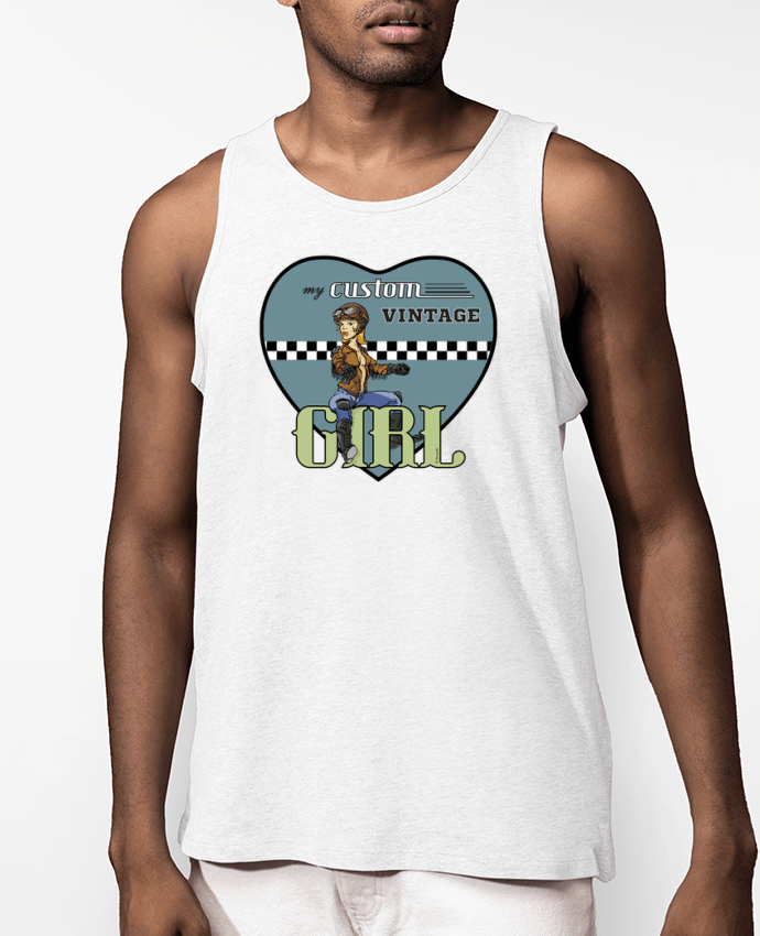 Débardeur Homme My custom vintage girl Par 