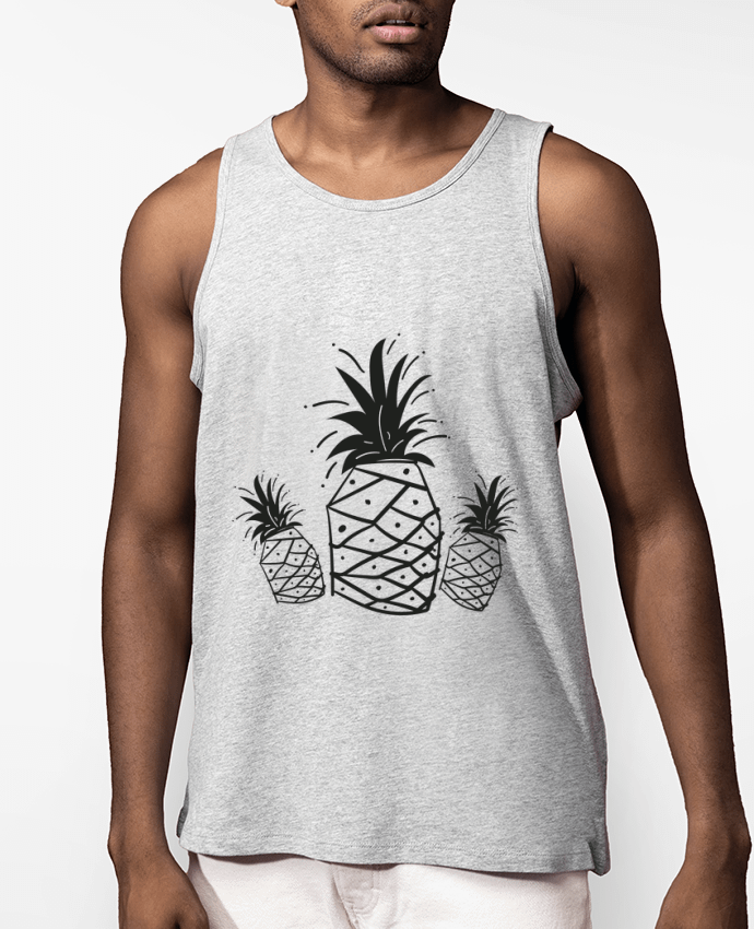 Débardeur Homme CRAZY PINEAPPLE Par IDÉ'IN