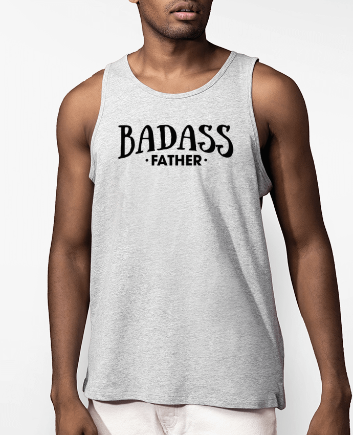 Débardeur Homme Badass Father Par tunetoo