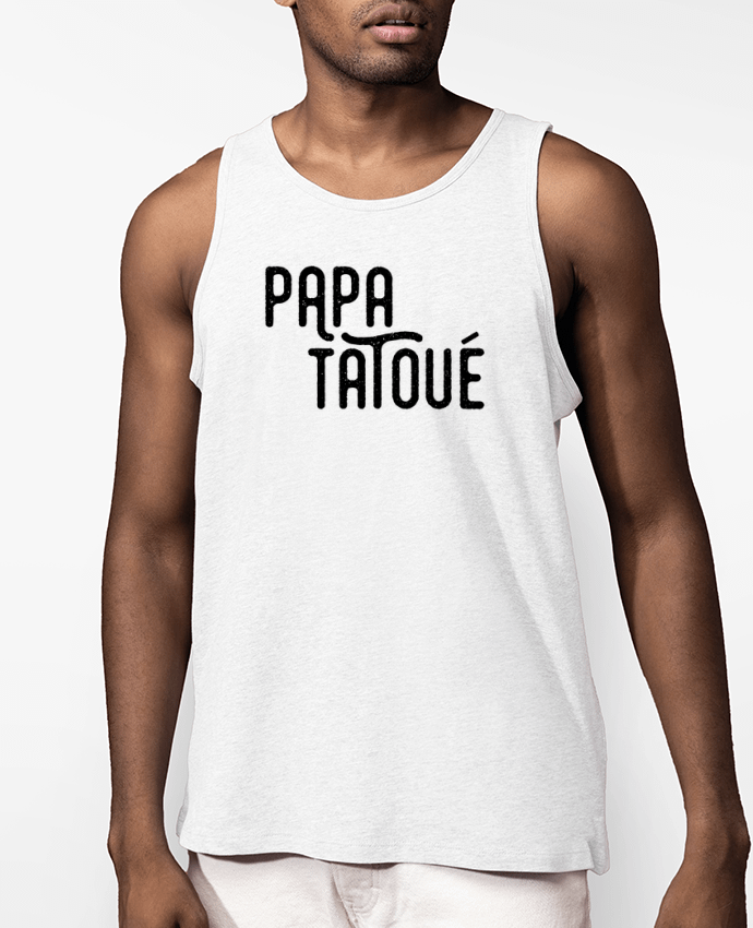 Débardeur Homme Papa Tatoué Par tunetoo