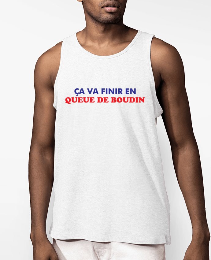 Débardeur Homme Ça va finir en queue de boudin Par tunetoo