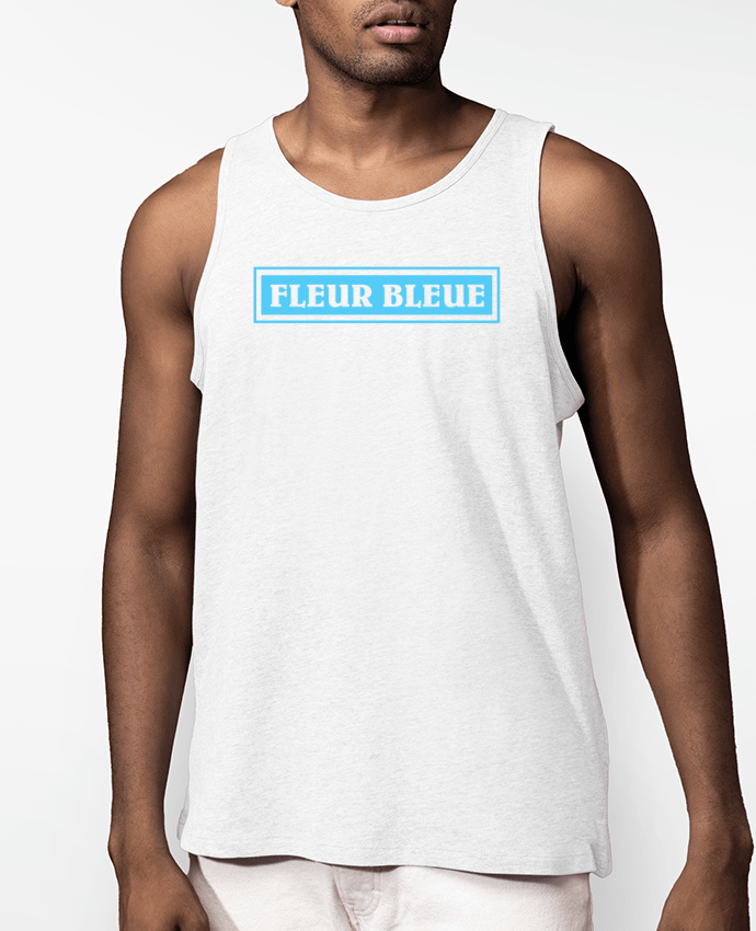 Débardeur Homme Fleur bleue Par tunetoo
