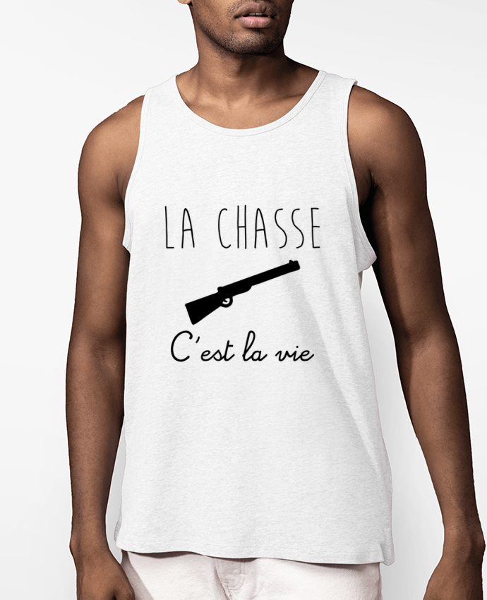 Débardeur Homme La chasse c'est la vie, chasseur Par Benichan