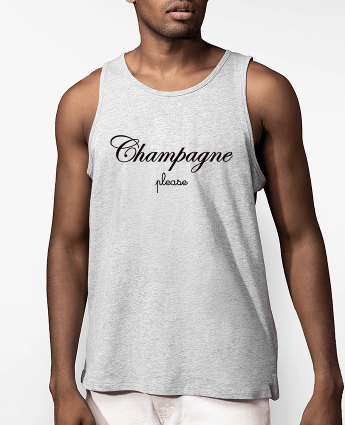 Débardeur Homme Champagne Please Par Freeyourshirt.com