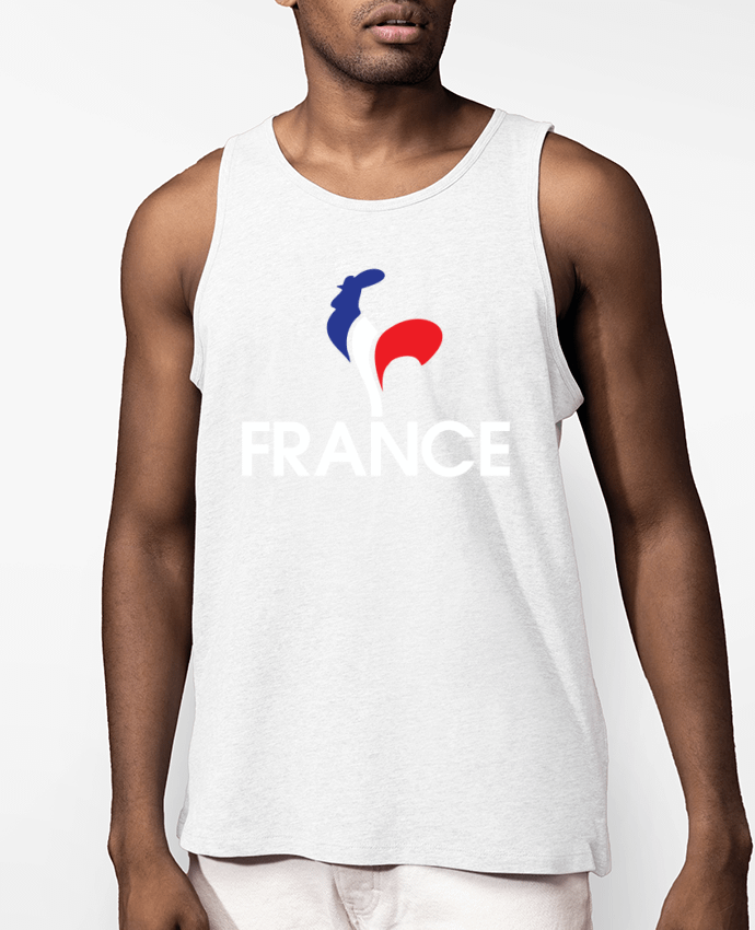 Débardeur Homme France et Coq Par Freeyourshirt.com