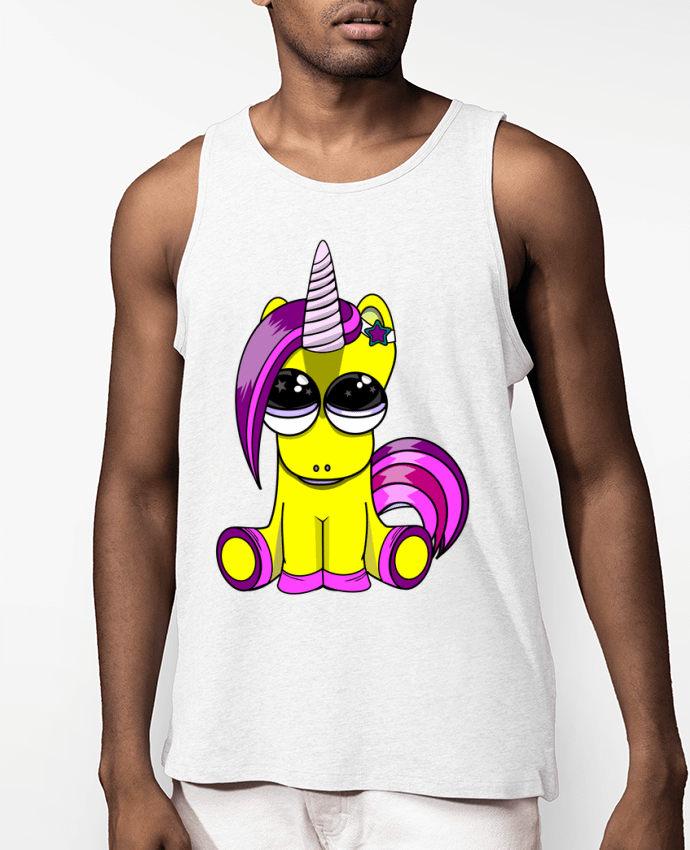 Débardeur Homme Bio bébé licorne Par SG LXXXIII