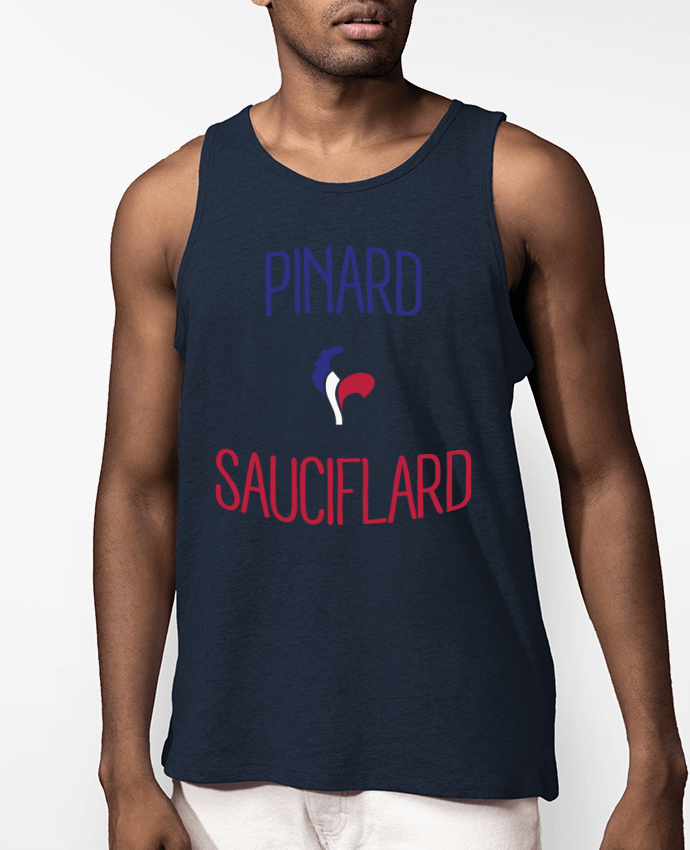 Débardeur Homme Pinard Sauciflard Par Freeyourshirt.com