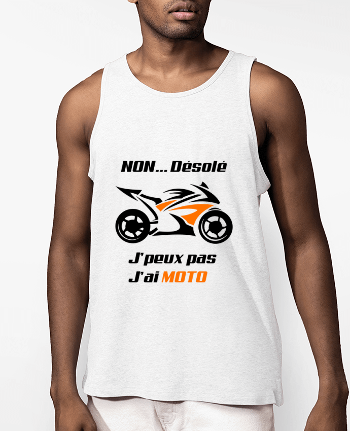 Débardeur Homme J'peux pas j'ai moto Par MotorWave's