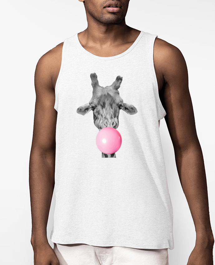 Débardeur Homme Girafe bulle Par justsayin