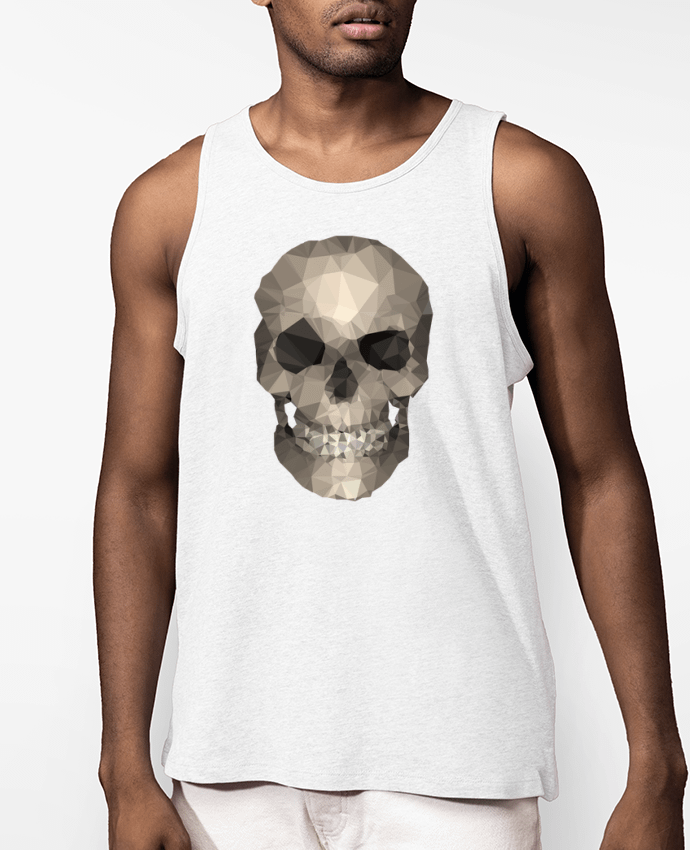 Débardeur Homme Polygons skull Par justsayin