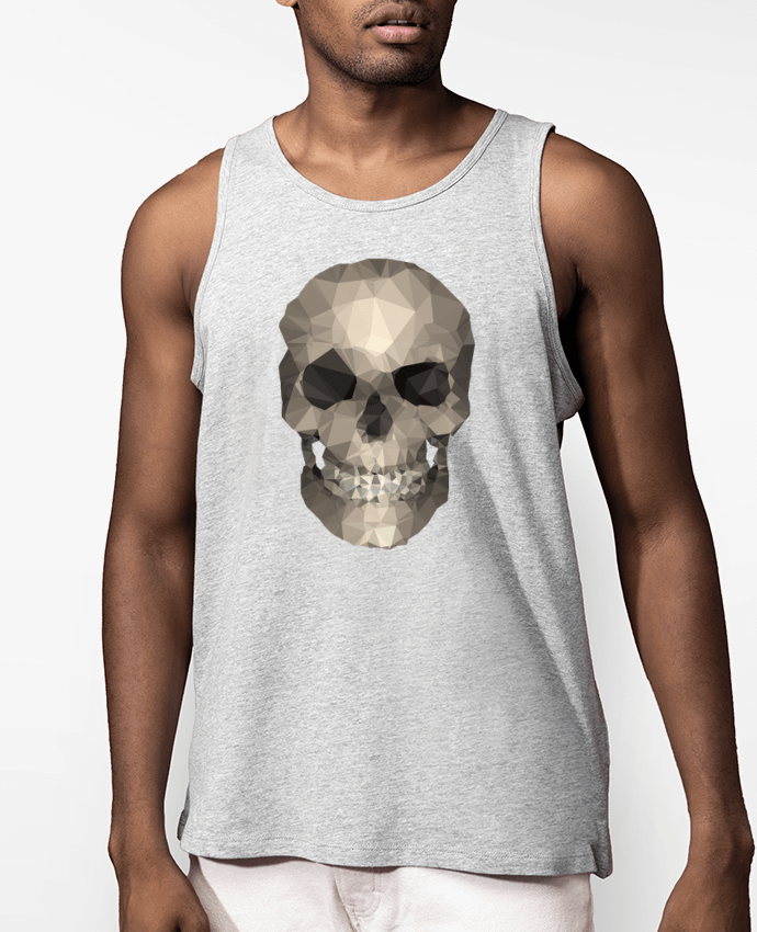 Débardeur Homme Polygons skull Par justsayin