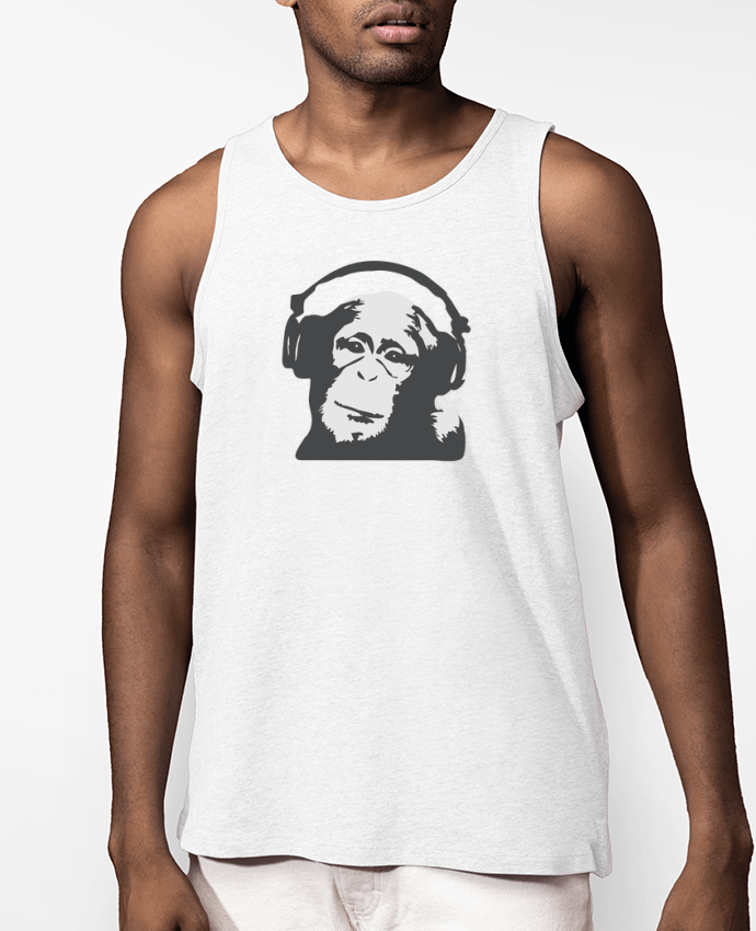Débardeur Homme DJ monkey Par justsayin